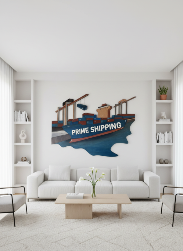 3D Shipping Boat